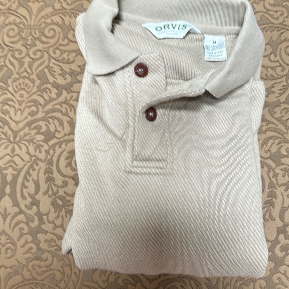 Men’s M long sleeve sweater with  buttons.  Redhead never worn. - Picture 4 of 4